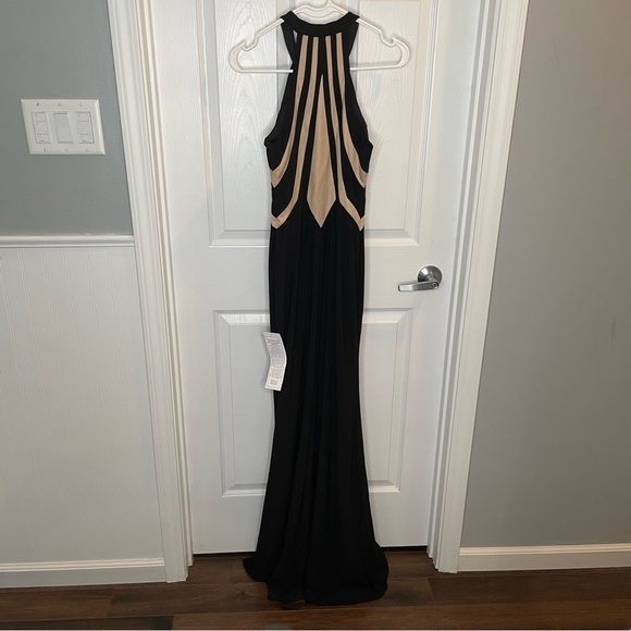 Vintage Cache Black Evening Gown 2 - Picture 2 of 12